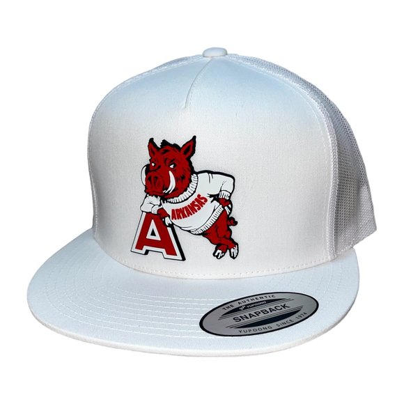 Nike | Accessories | Arkansas Razorbacks Leaning A 3d Yp Snapback Flat ...